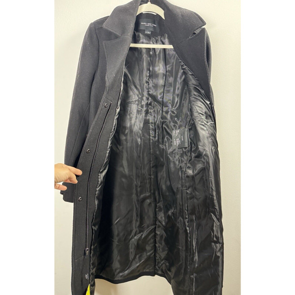 NWT Marc New York Wool Blend Duster Car Coat Minimalist Quiet Luxury Designer 6 - Picture 8 of 10